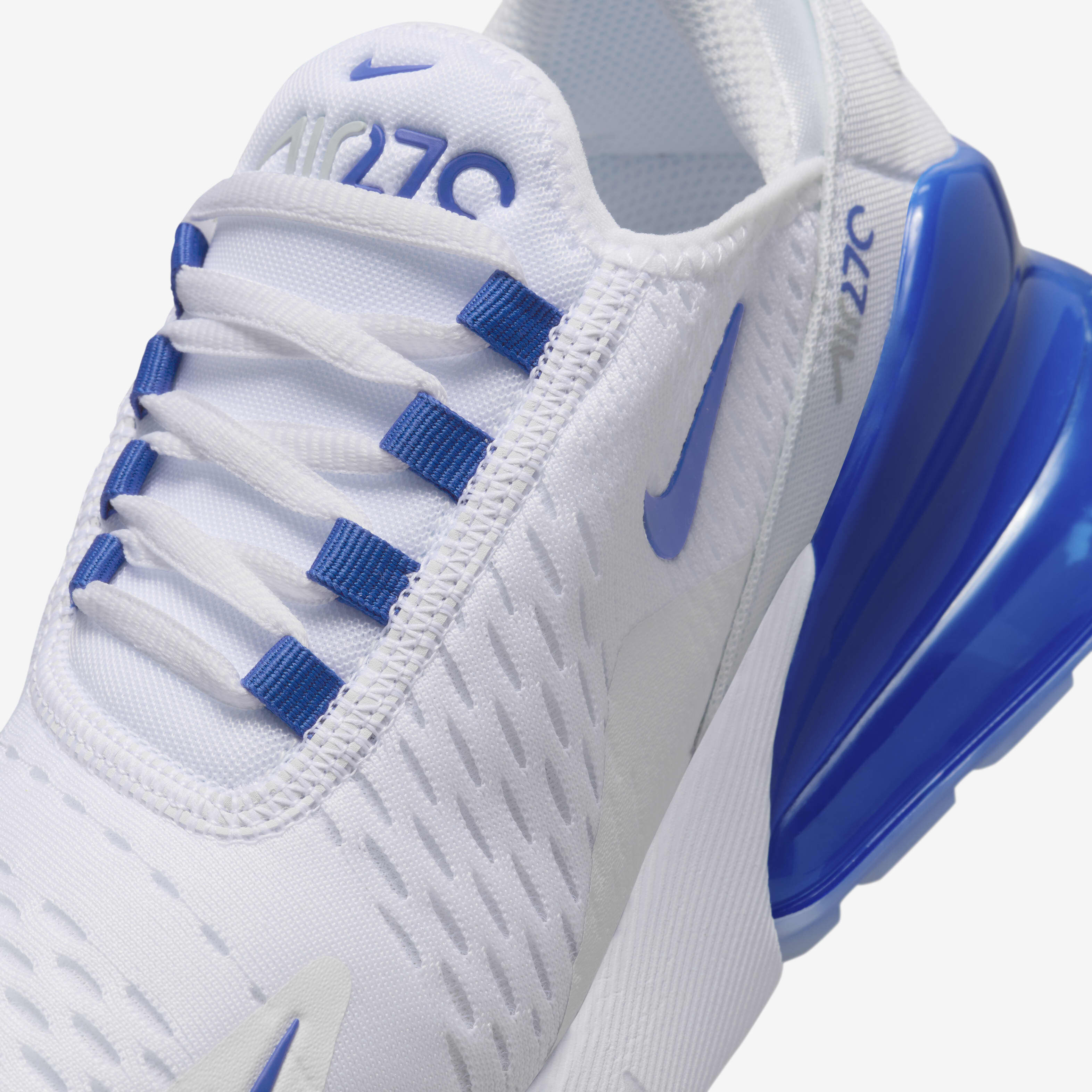 Buy Nike Air Max 270 Older Kids' Shoes White/Wolf Grey/White