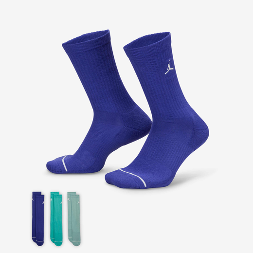 Women's Socks-JRDN, Jordan, Everyday Crew Socks (3 pairs)