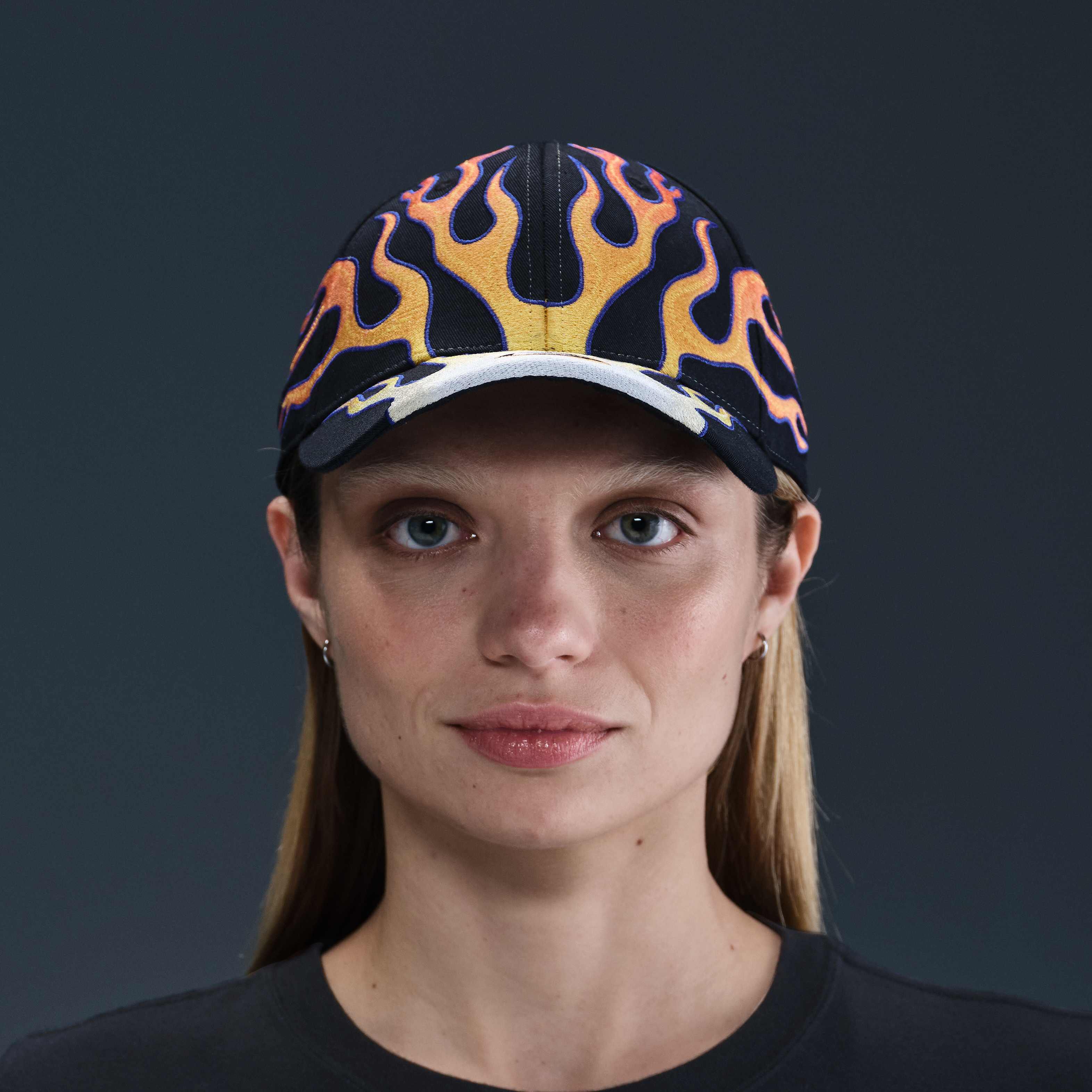 帽子 Nike Structured OG Flame Club Cap Black Nike Club Cap Structured OG Flame Cap Size S/M 2025 Release