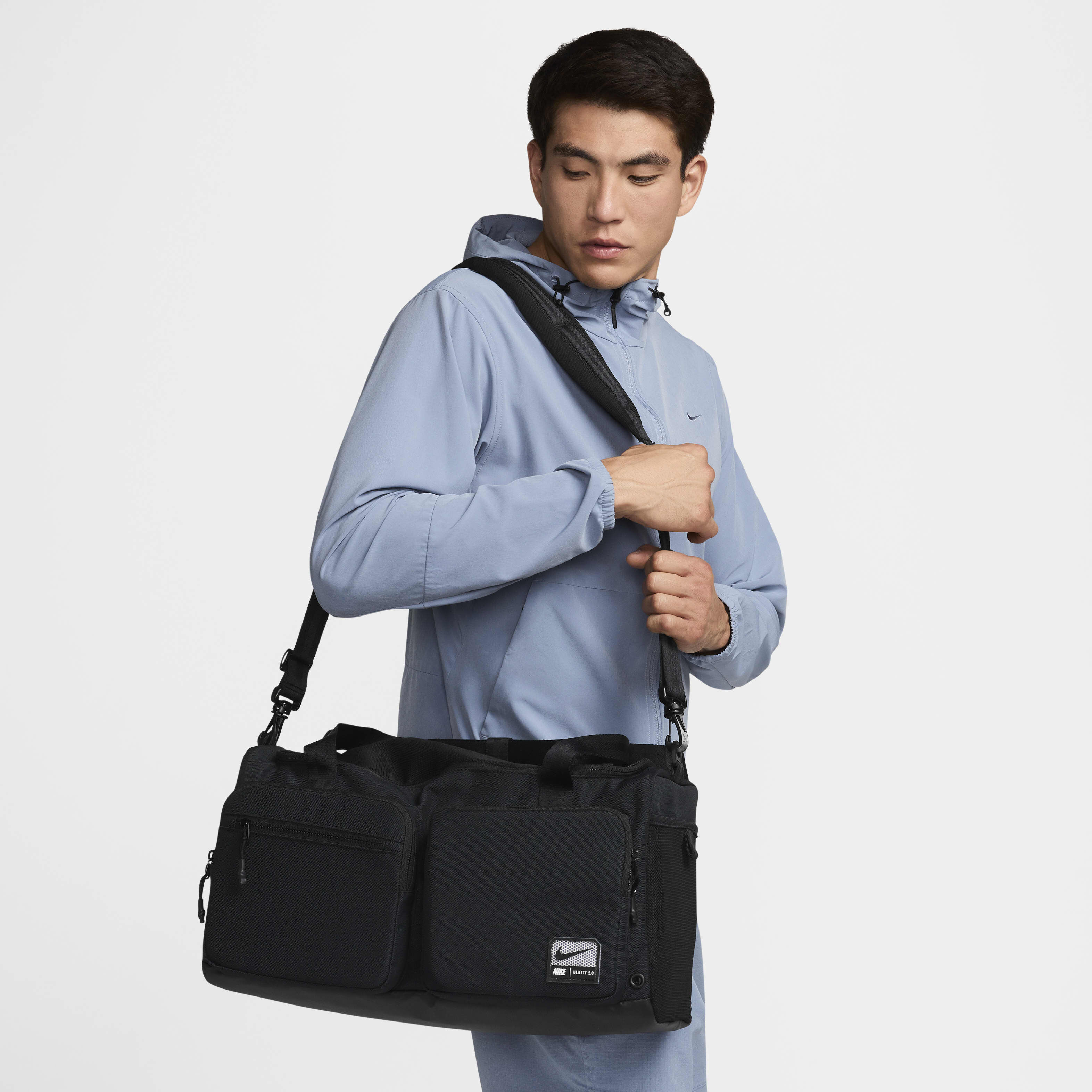 Leather nike man bag sale