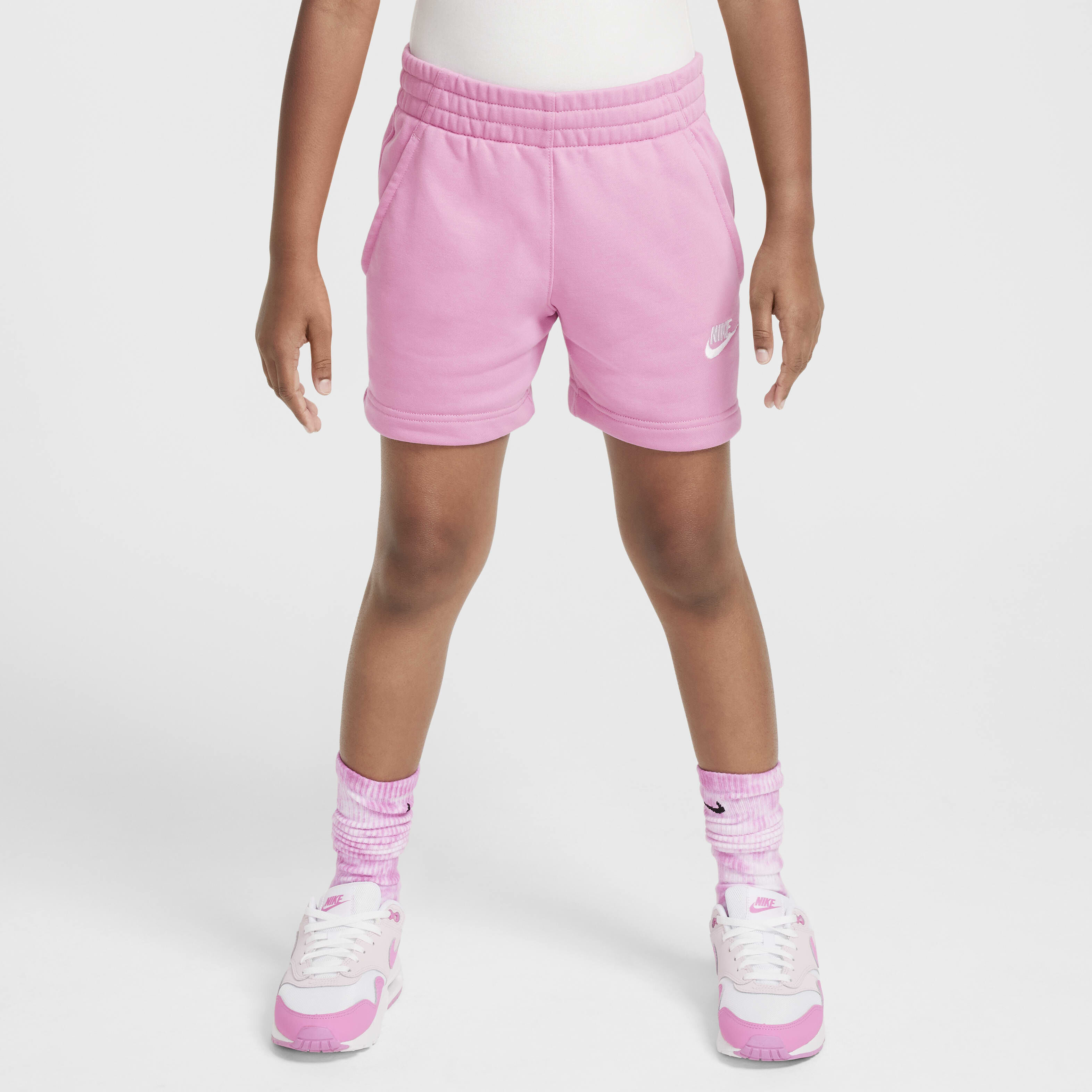 Buy Nike Sportswear Club Fleece Older Kids Girls 13cm approx. French Terry Shorts Nike Qatar Official