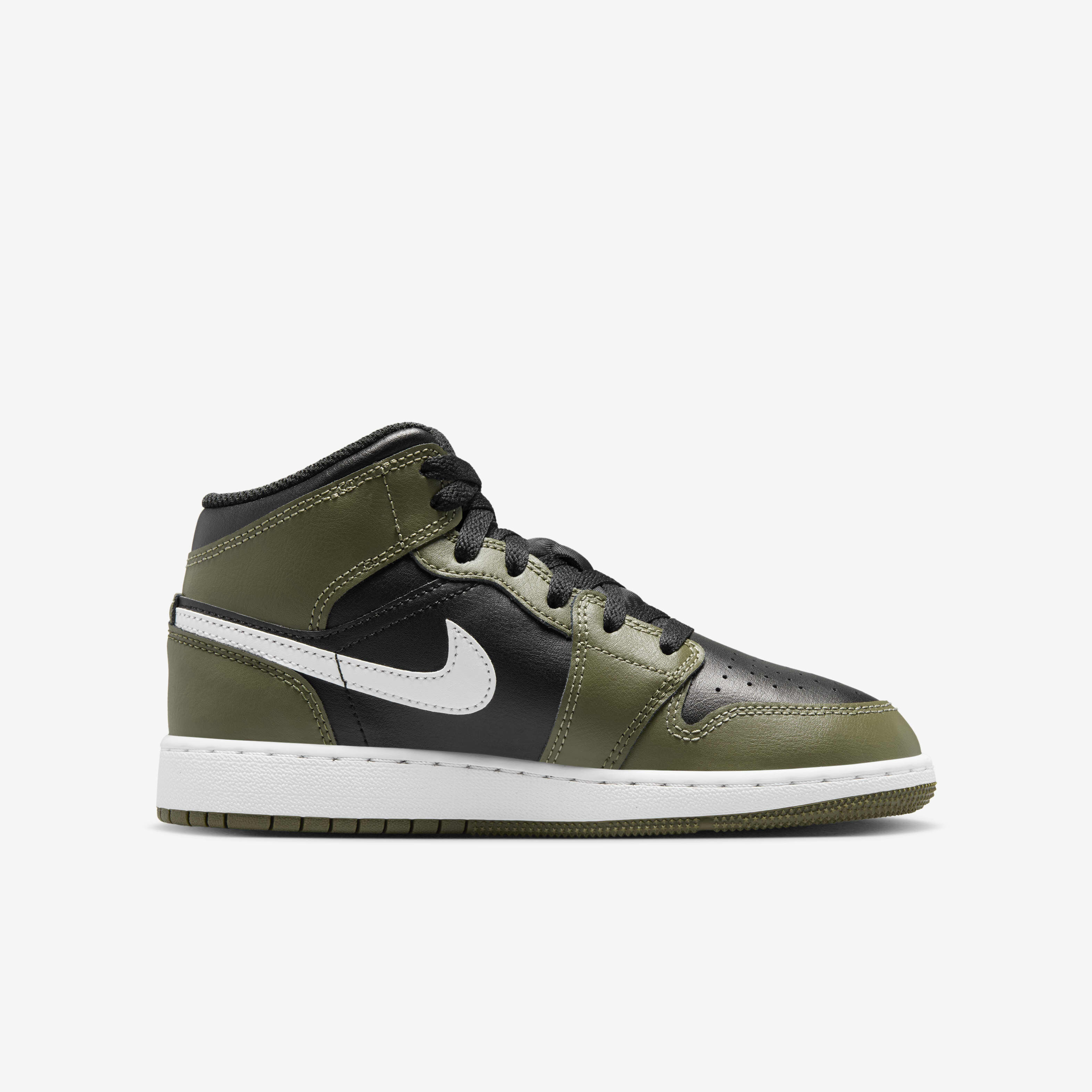 Nike air jordan 1 mid olive canvas clearance