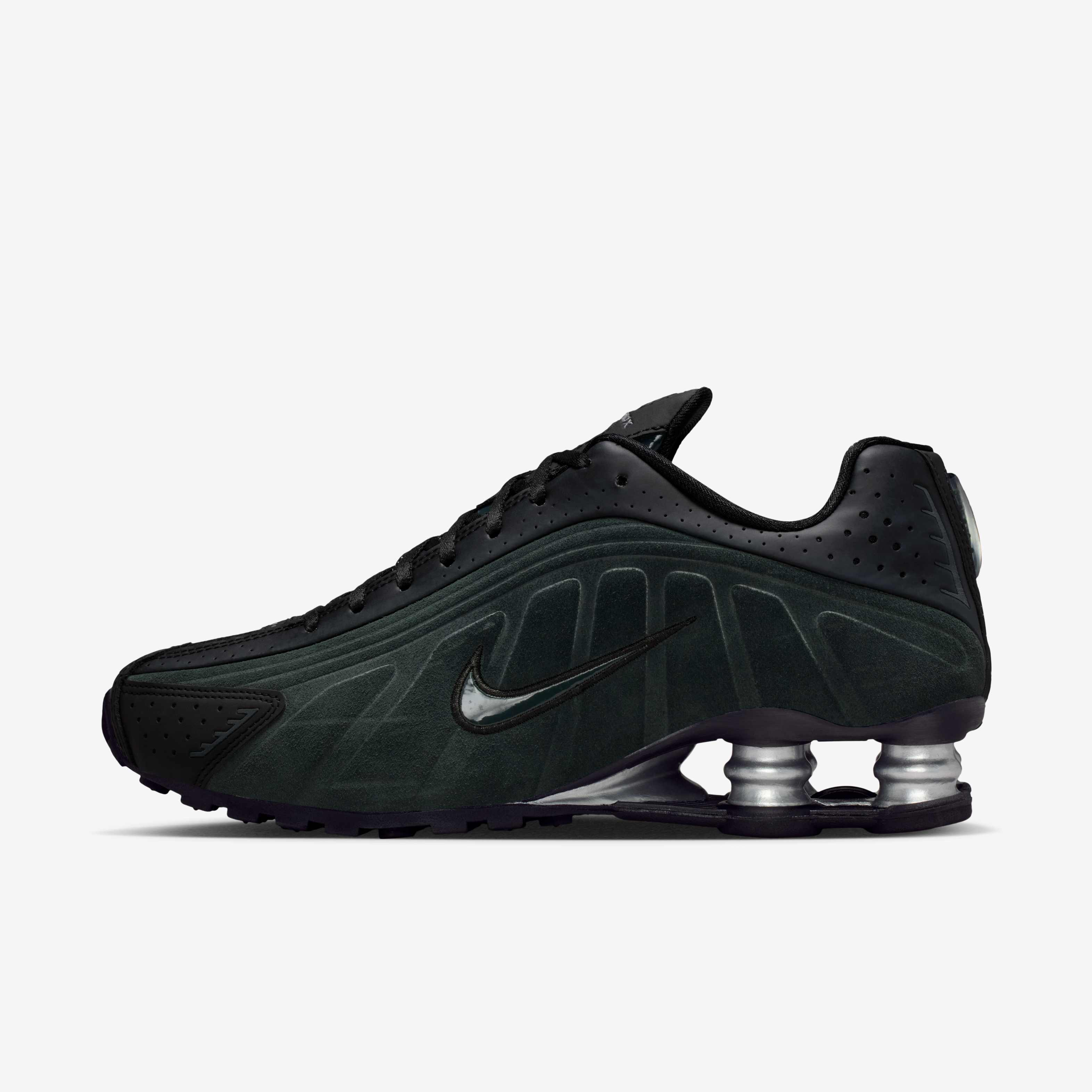 NIKE SHOX R4 ブラック 10 (UK) Buy Nike Shox R4 Women's Shoes - Black/Metallic Silver/Seaweed
