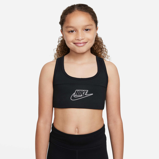 Kids Collection-Nike, Nike Swoosh, Older Kids' (Girls') Dri-FIT Sports Bra