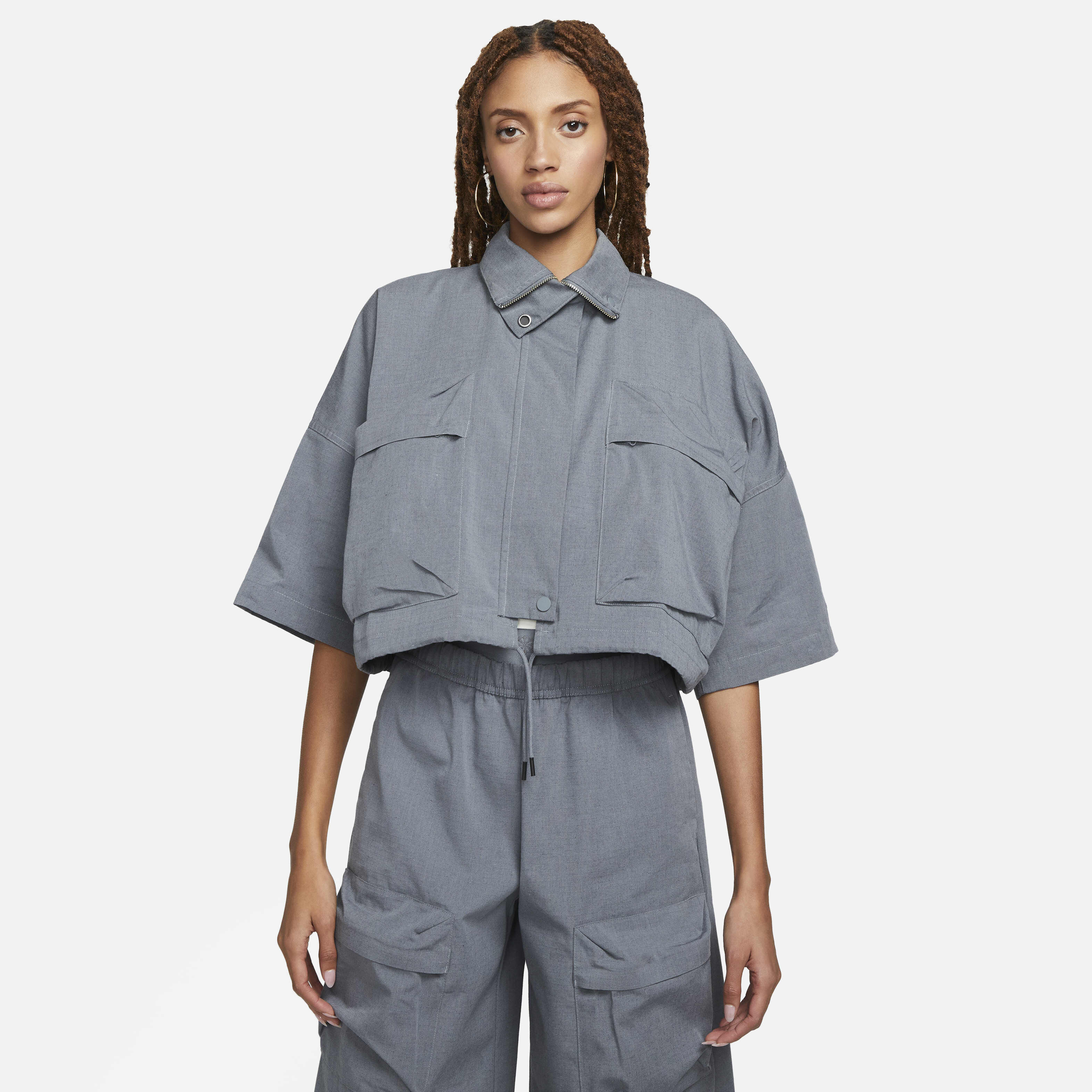 Buy Nike Sportswear Tech Pack Women's Ripstop Jacket - Grey