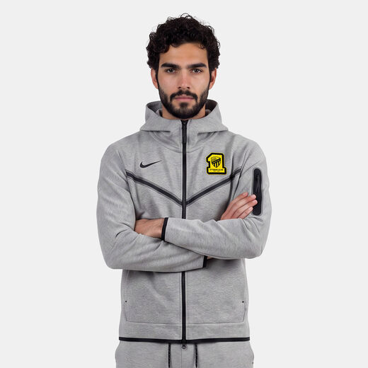 Al-Ittihad FC-Nike, Al-Ittihad F.C. Tech Fleece Windrunner, Men's Nike Football Full-Zip Hoodie