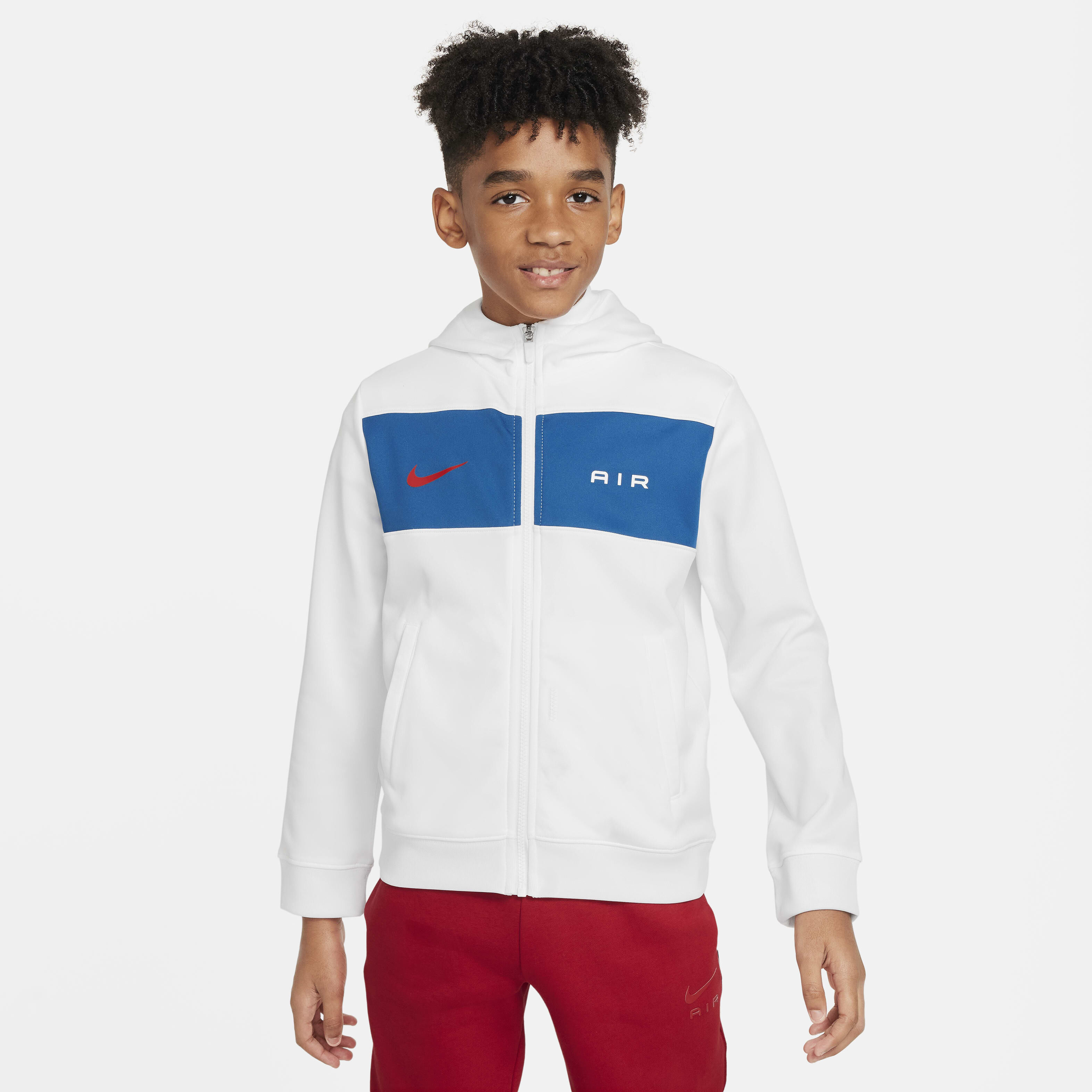 Buy Nike Air Older Kids Boys Full Zip Hoodie Nike Qatar Official