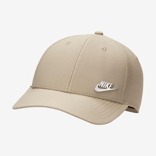 Hats, Visors & Headbands-Nike, Nike Dri-FIT Club, Structured Metal Logo Cap