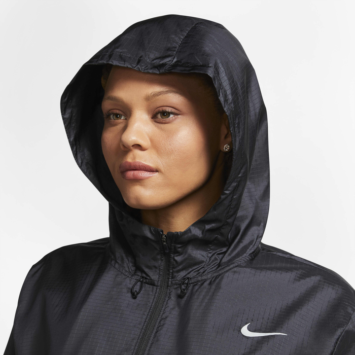 Buy Nike Essential Women's Running Jacket (Plus size) Black