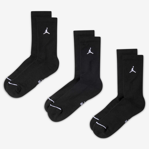 Basketball Accessories & Equipment-JRDN, Jordan, Everyday Crew Socks (3 pairs)