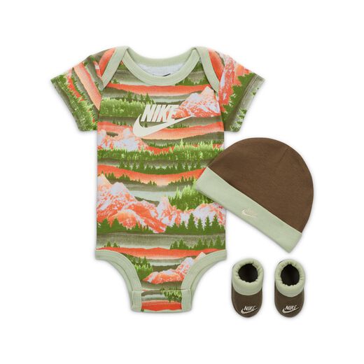 Bodysuits-Nike, Nike Snow Day 3-Piece Boxed Set, Baby 3-Piece Bodysuit Set