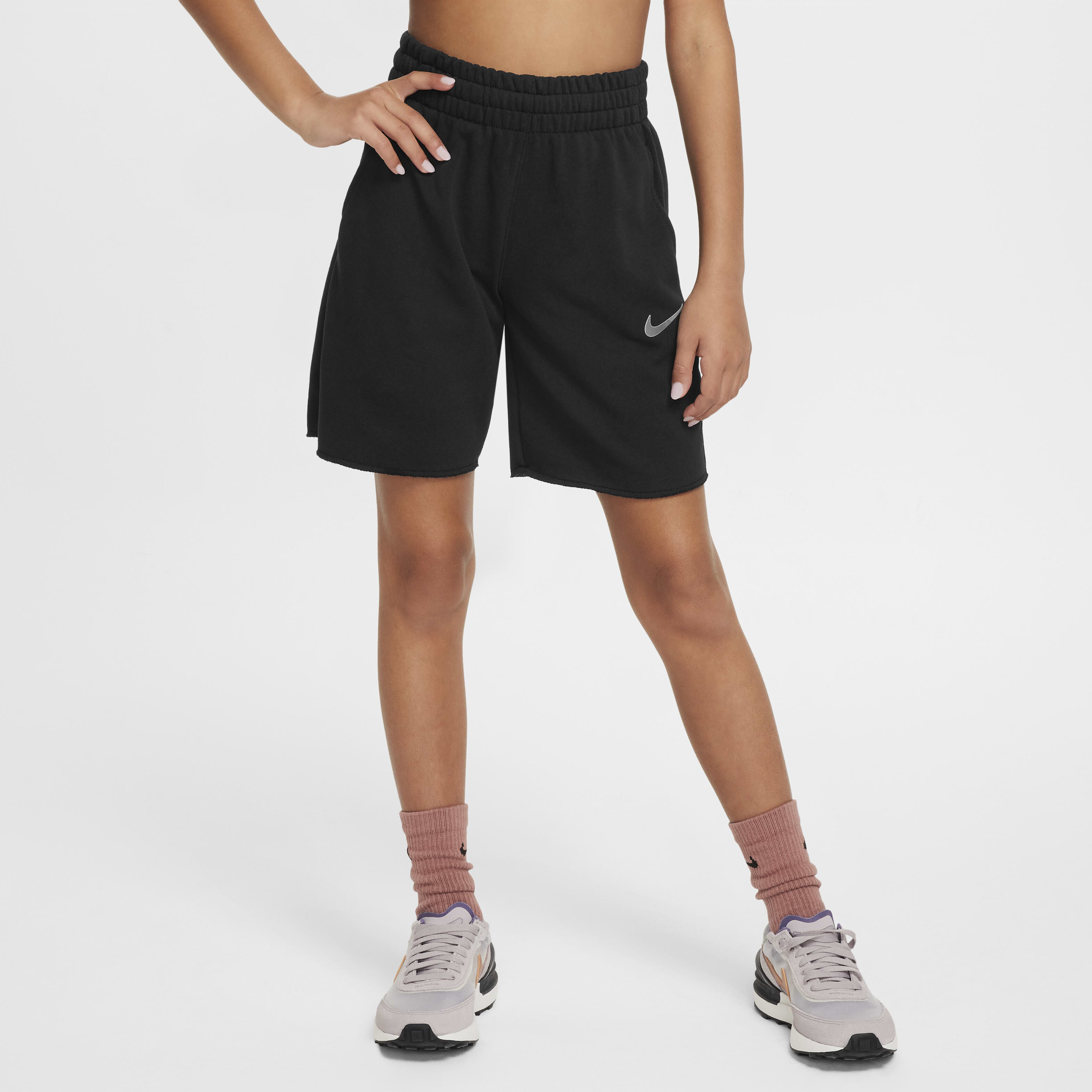 Nike sweat shorts kids deals