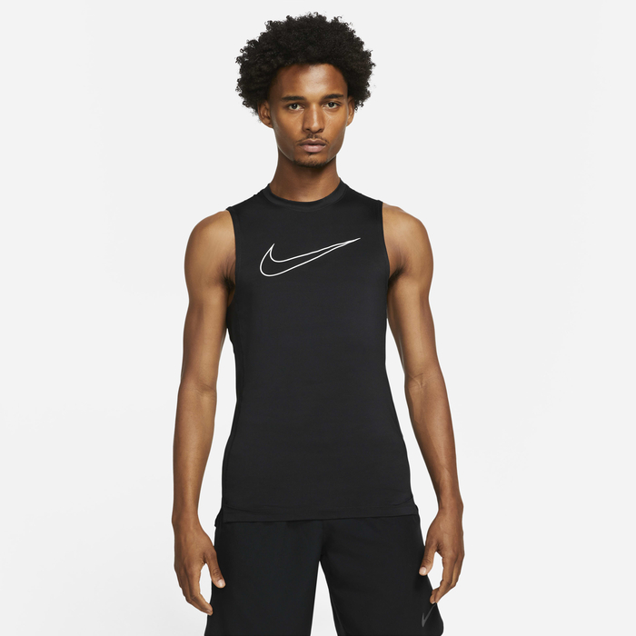 Buy Nike Pro Dri-FIT Men's Tight-Fit Sleeveless Top Black/White