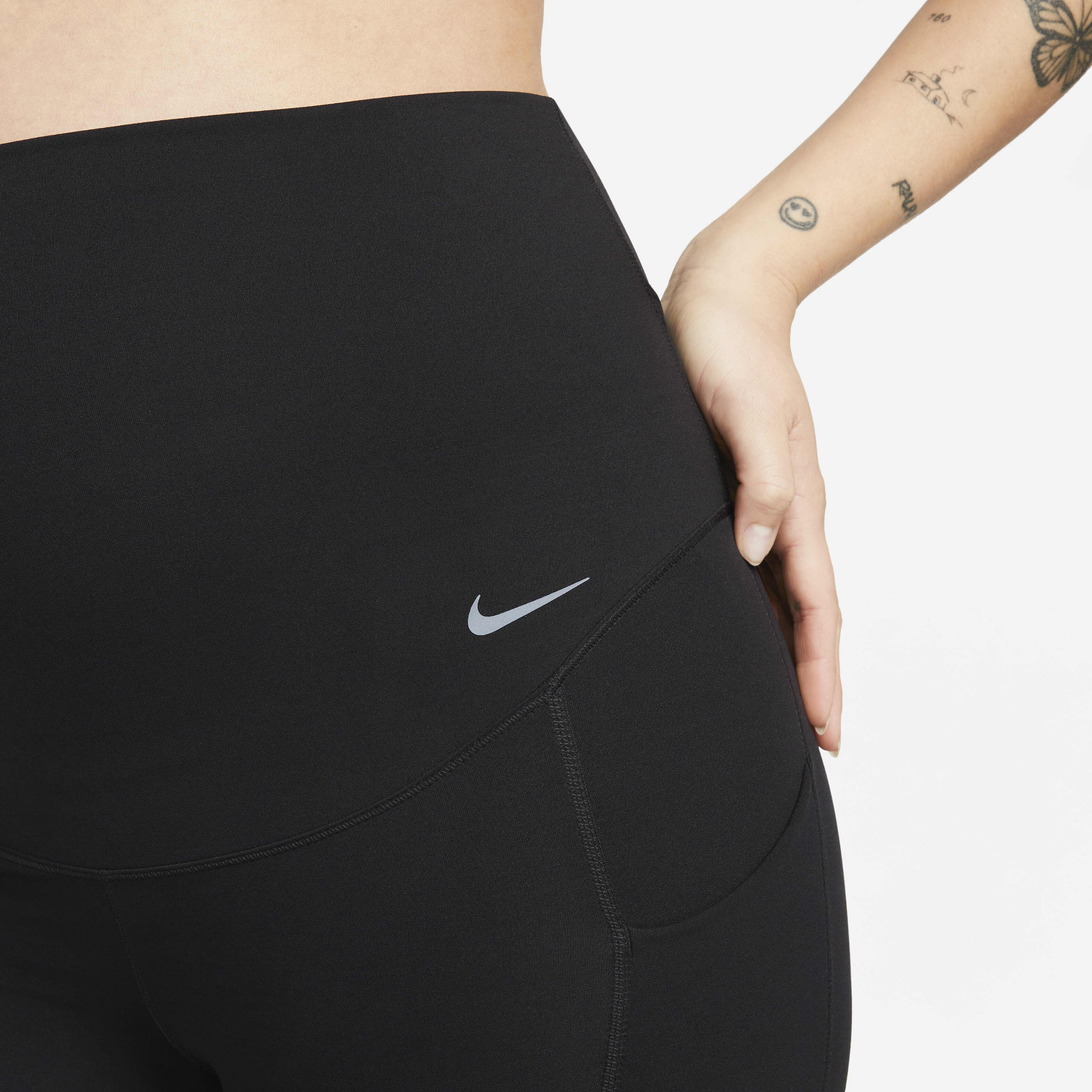 Buy Nike Zenvy M Women s Gentle Support High Waisted 7 8 Leggings with Pockets Maternity Nike Qatar Official