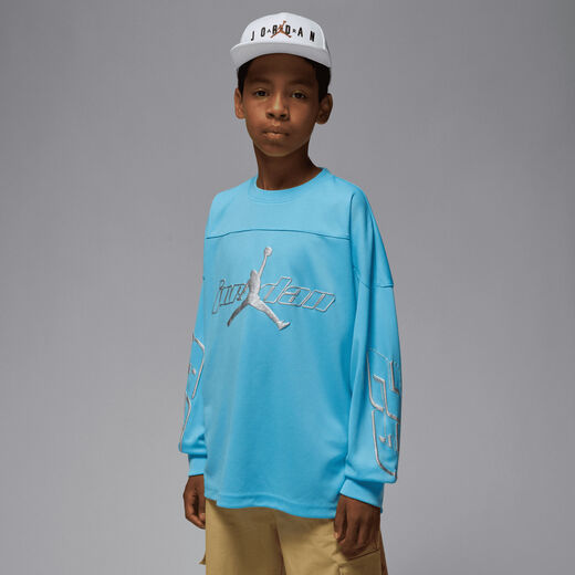 New In Kids' Kits & Jerseys-Nike, Jordan Mountainside, Big Kids' Dri-FIT Long Sleeve Jersey