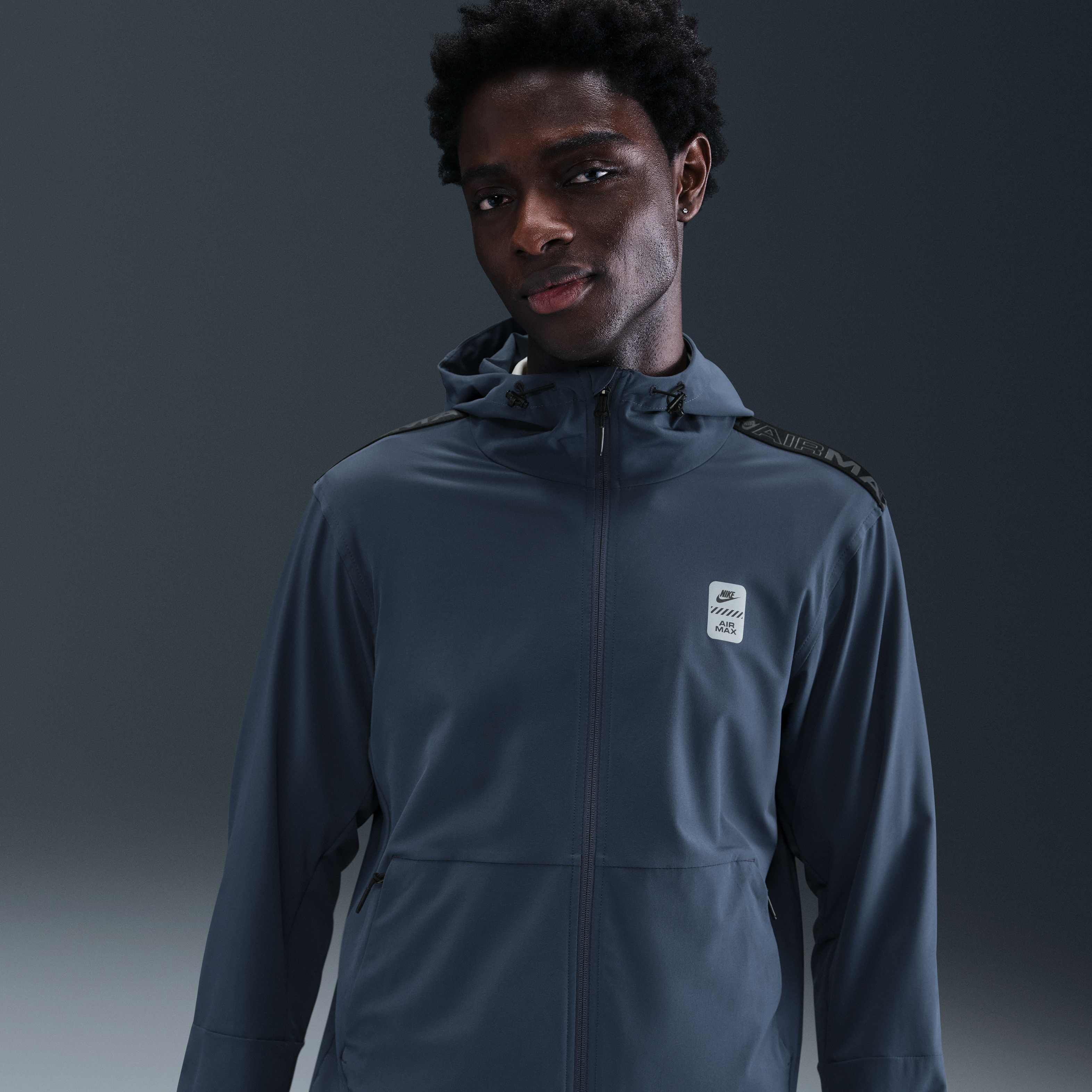 blue nike air jacket