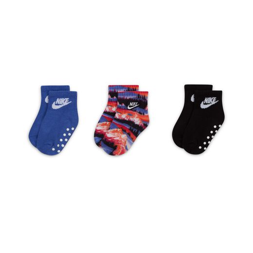 Socks-Nike, Nike Snow Day Grip Socks (3 Pairs), Baby Socks