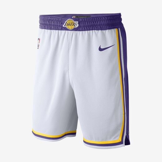 Nike Athletes-Nike, Los Angeles Lakers, Men's Nike NBA Swingman Shorts