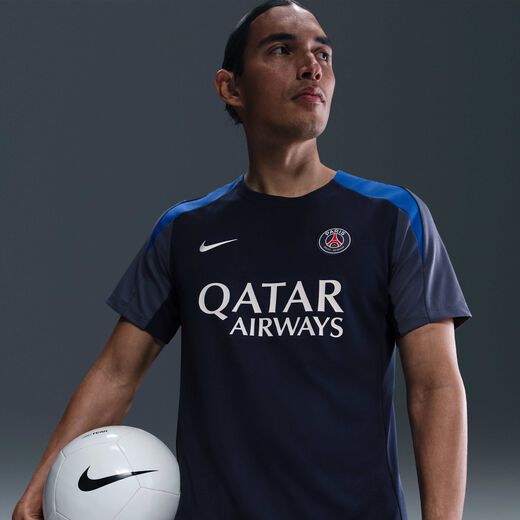 Shorts & Tees-Nike, Paris Saint-Germain Strike, Men's Nike Dri-FIT Football Short-Sleeve Top Shorts & Tees-Nike, Paris Saint-Germain Strike, Men's Nike Dri-FIT Football Short-Sleeve Top