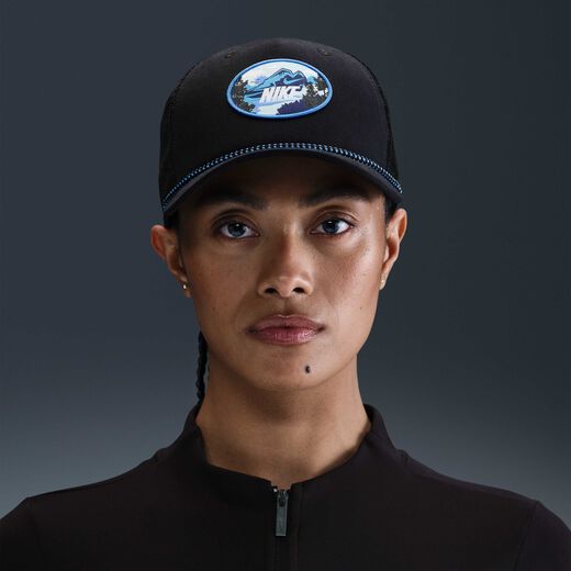 Women's Caps Sale-Nike, Nike Rise, Structured Outdoor Trucker Cap
