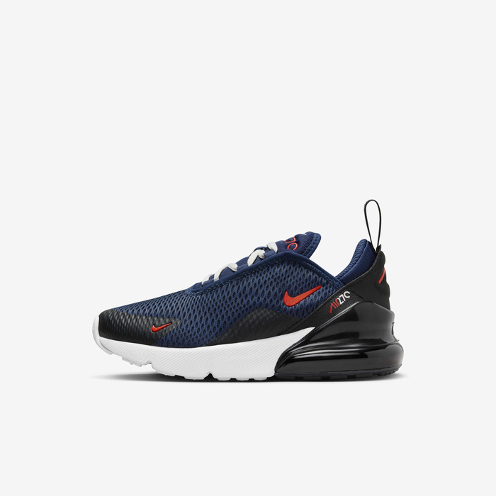 Buy Nike Air Max 270 Younger Kids' Shoes Midnight Navy/Black