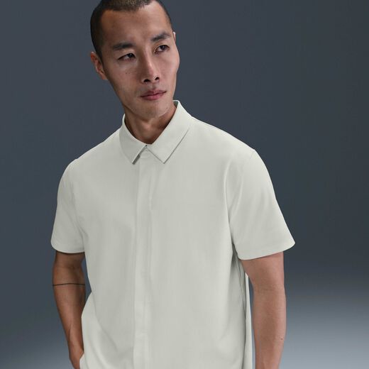 Men's Short Sleeves Shirts-Nike, Nike 24.7 PerfectStretch, Men's Dri-FIT Short-Sleeve Button-Down Top