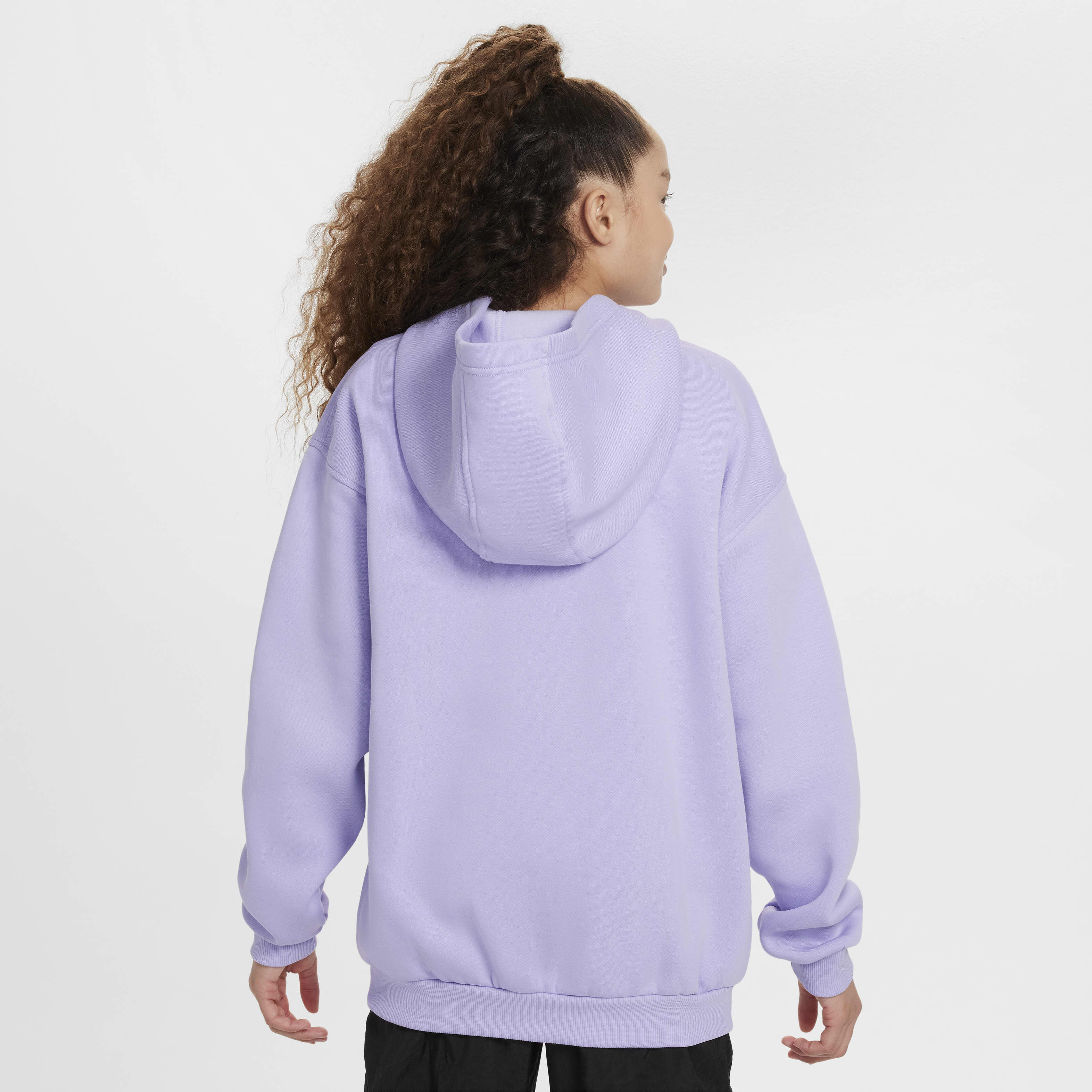 Nike oversized pastel colour block hoodie on sale