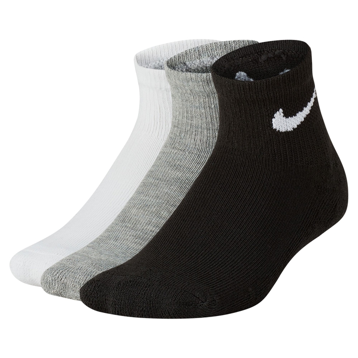 Buy Nike Little Kids Cushioned Ankle Socks 3 Pairs Nike Qatar Official