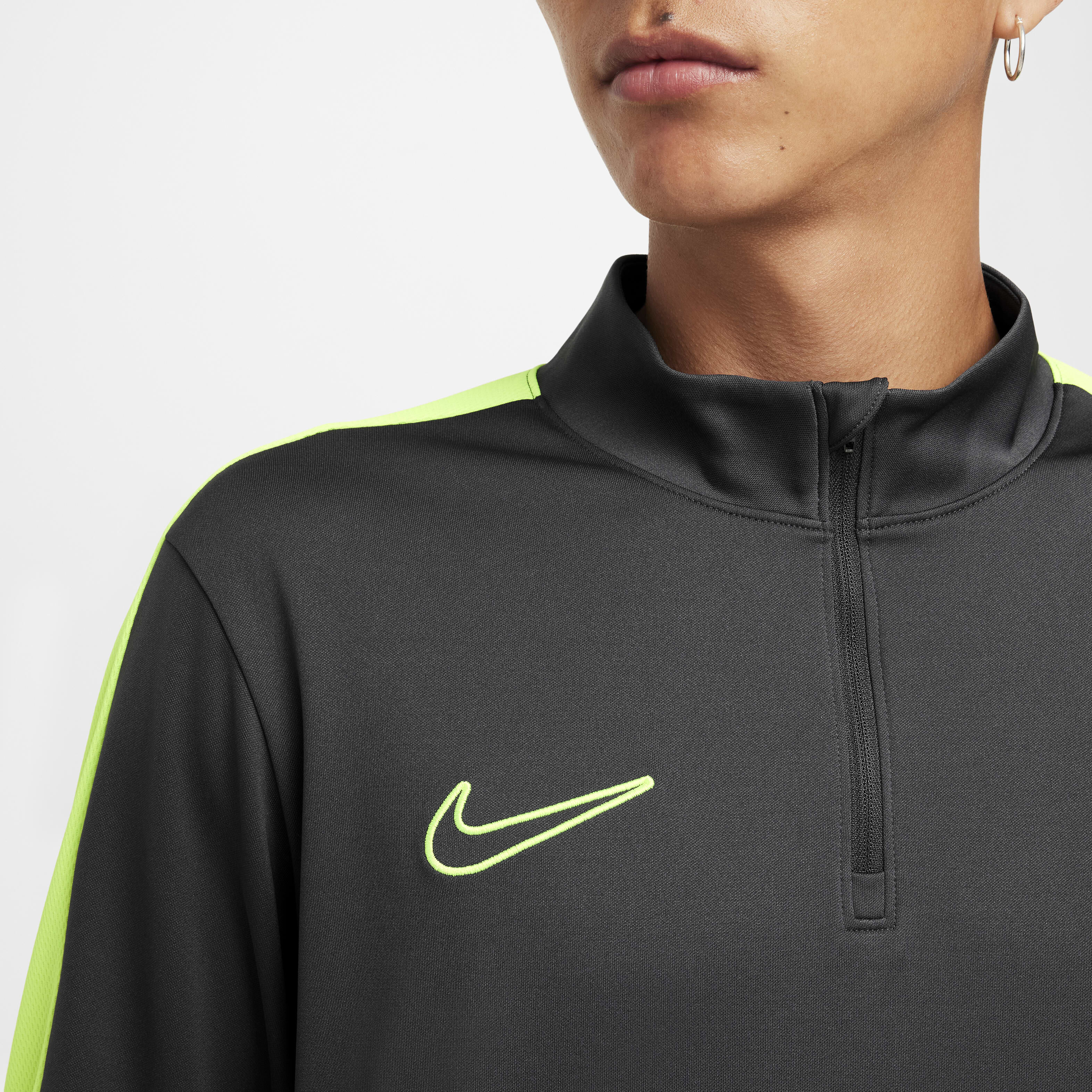 Nike zip up training top shop
