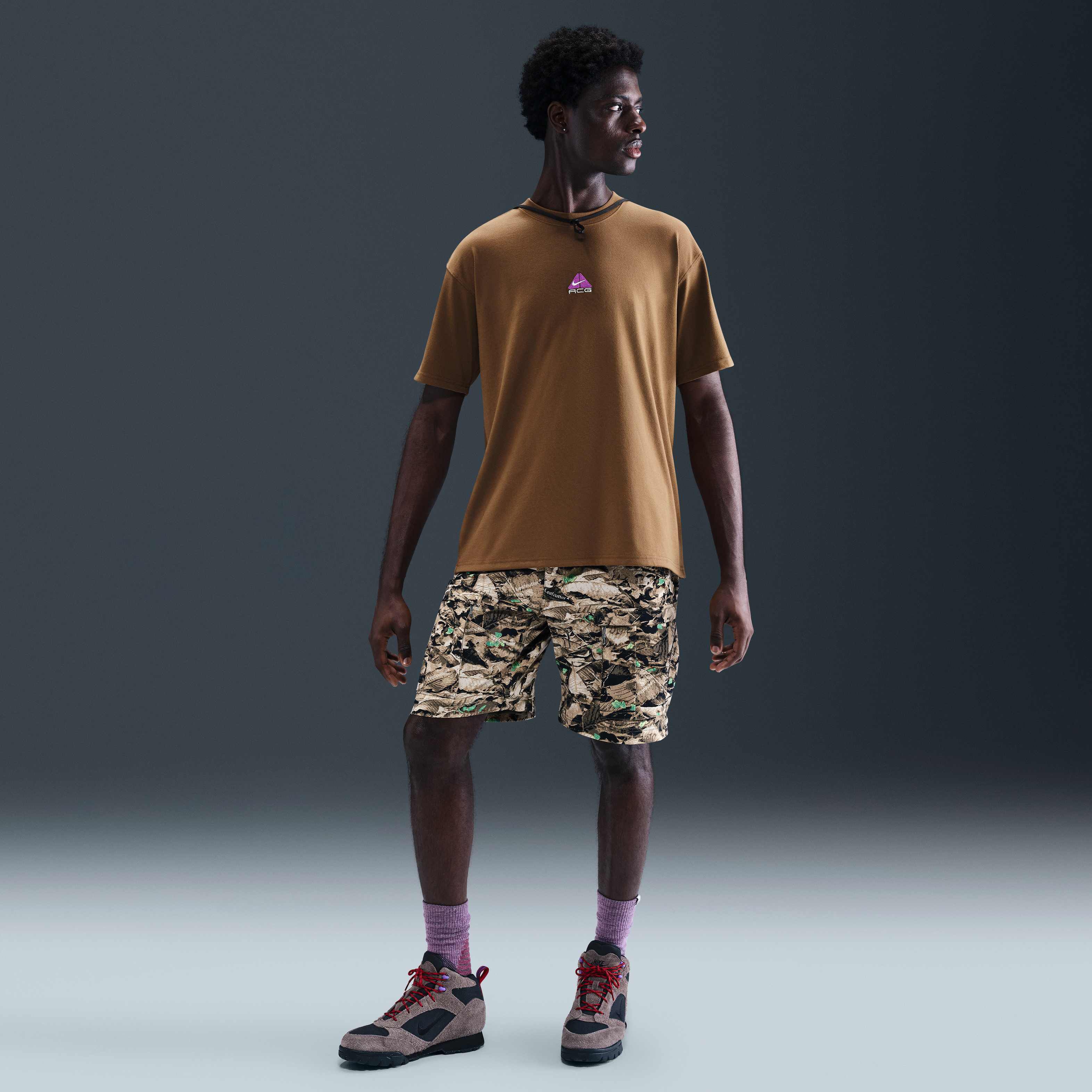 ★Nike★ ACG T-shirt M Mosswood Brown DQ1816235 DQ1816-235 Nike ACG Airy Conditions Tee 'Mosswood Brown' – TĀKOUT NY