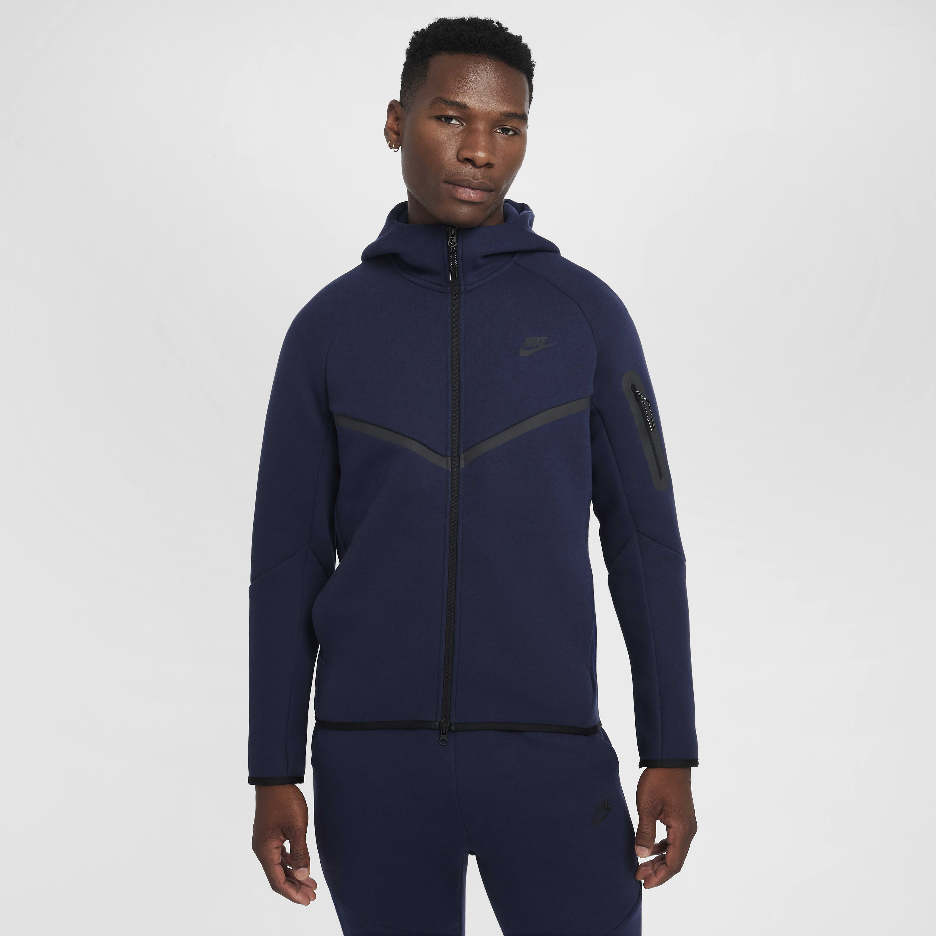 Nike tech fleece taped hoodie outlet