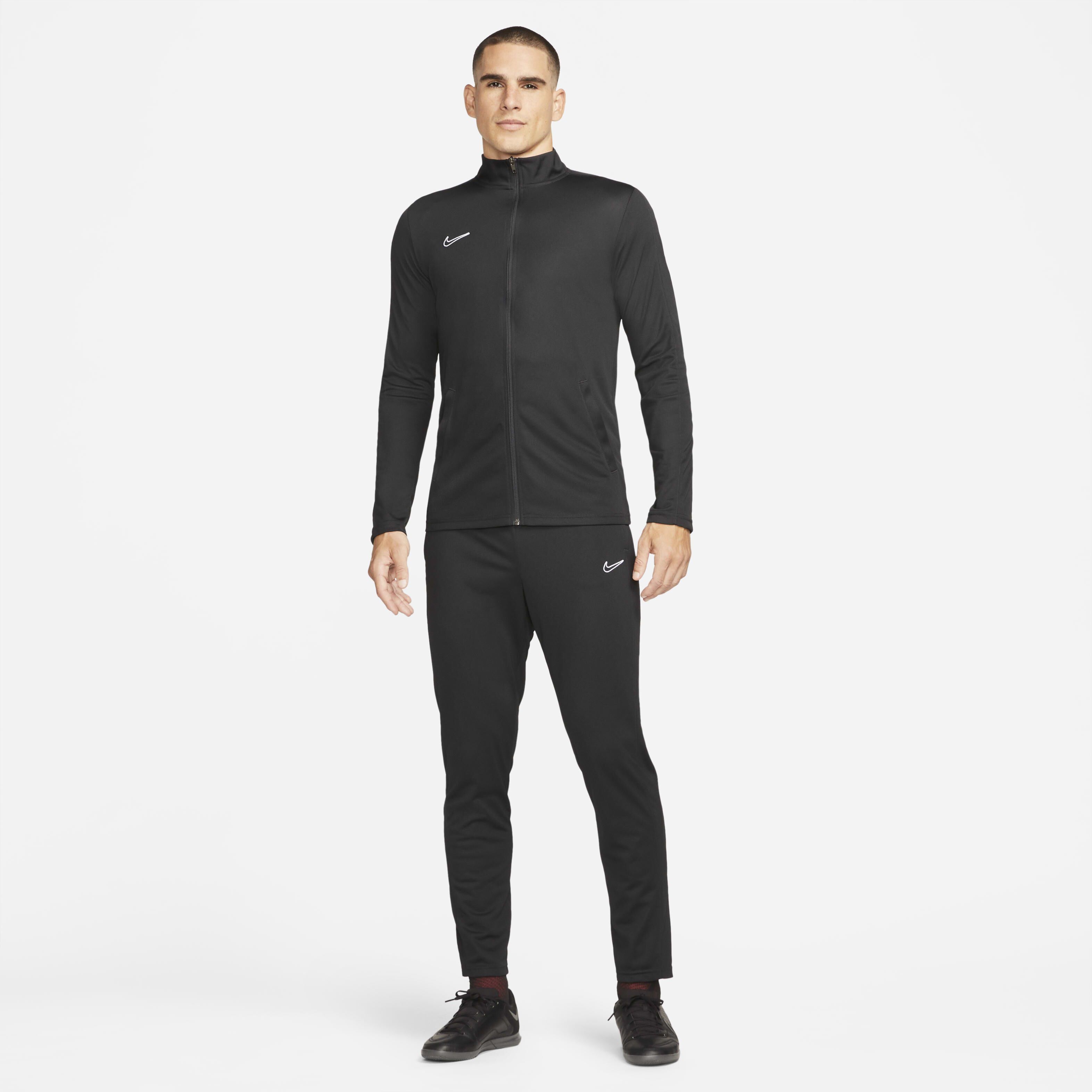 Nike grey academy tracksuit shop