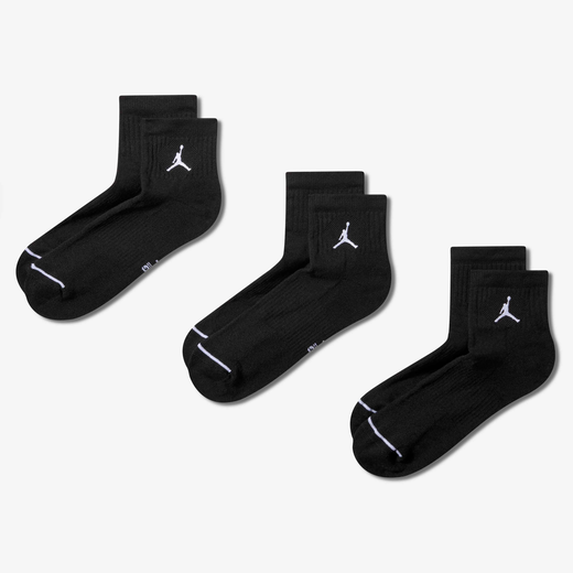 Jordan Crew Socks-JRDN, Jordan, Everyday Ankle Socks (3 Pairs)