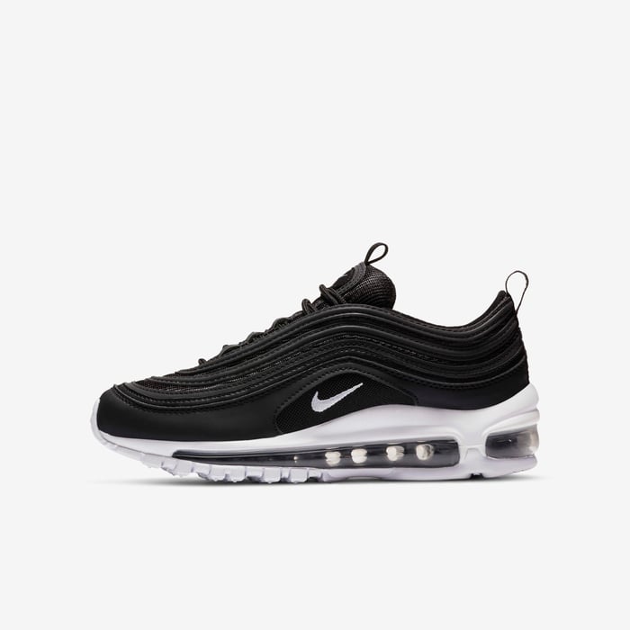 Buy Nike Air Max 97 Older Kids' Shoes Black/White Nike Qatar