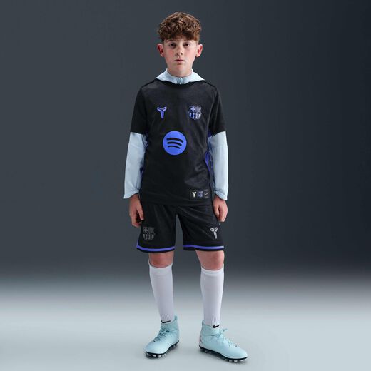 New In Kids' Clothing-Nike, F.C. Barcelona 2025/26 Stadium Away, Older Kids' Kobe Dri-FIT Football Replica Shorts