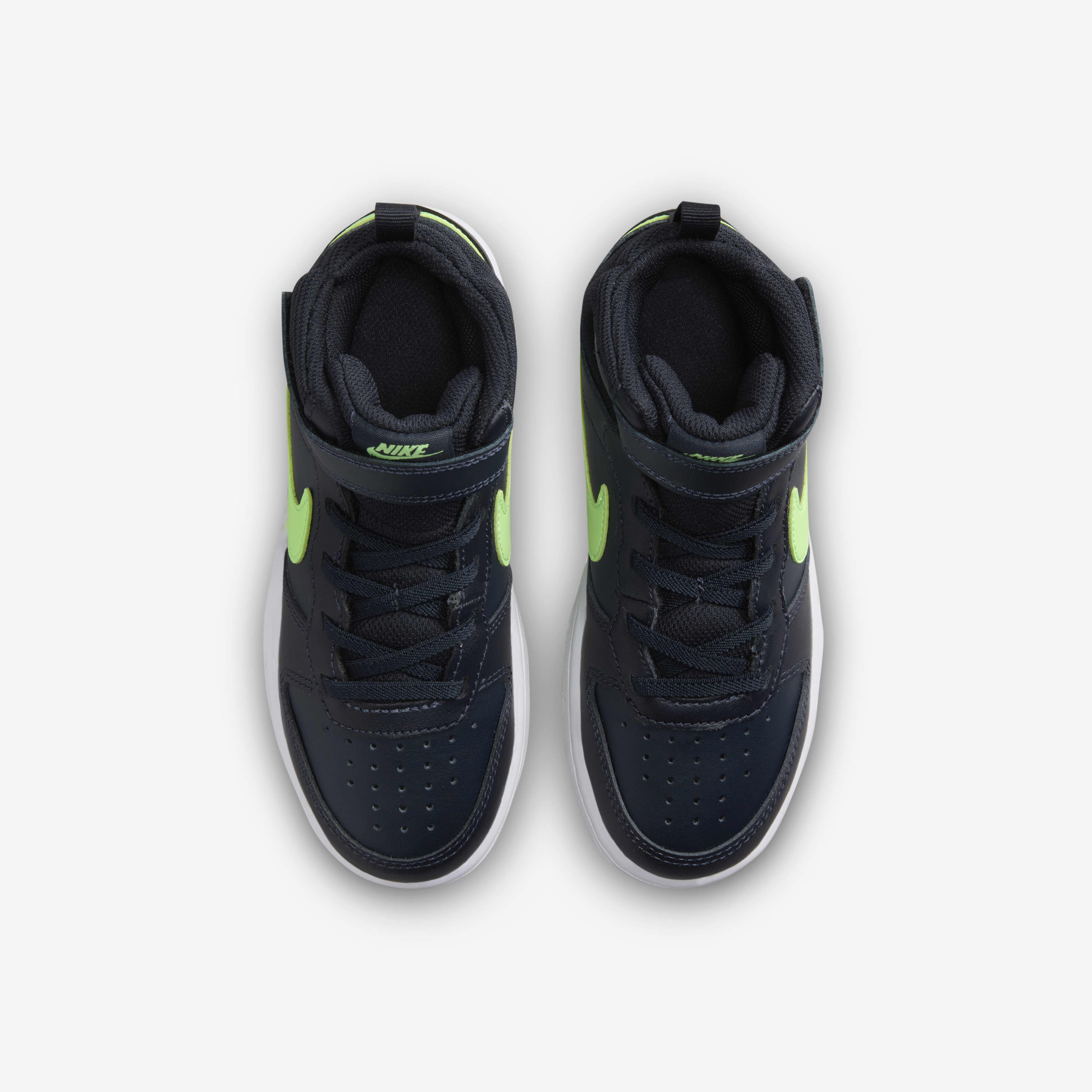 Nike court borough mid black sneakers online