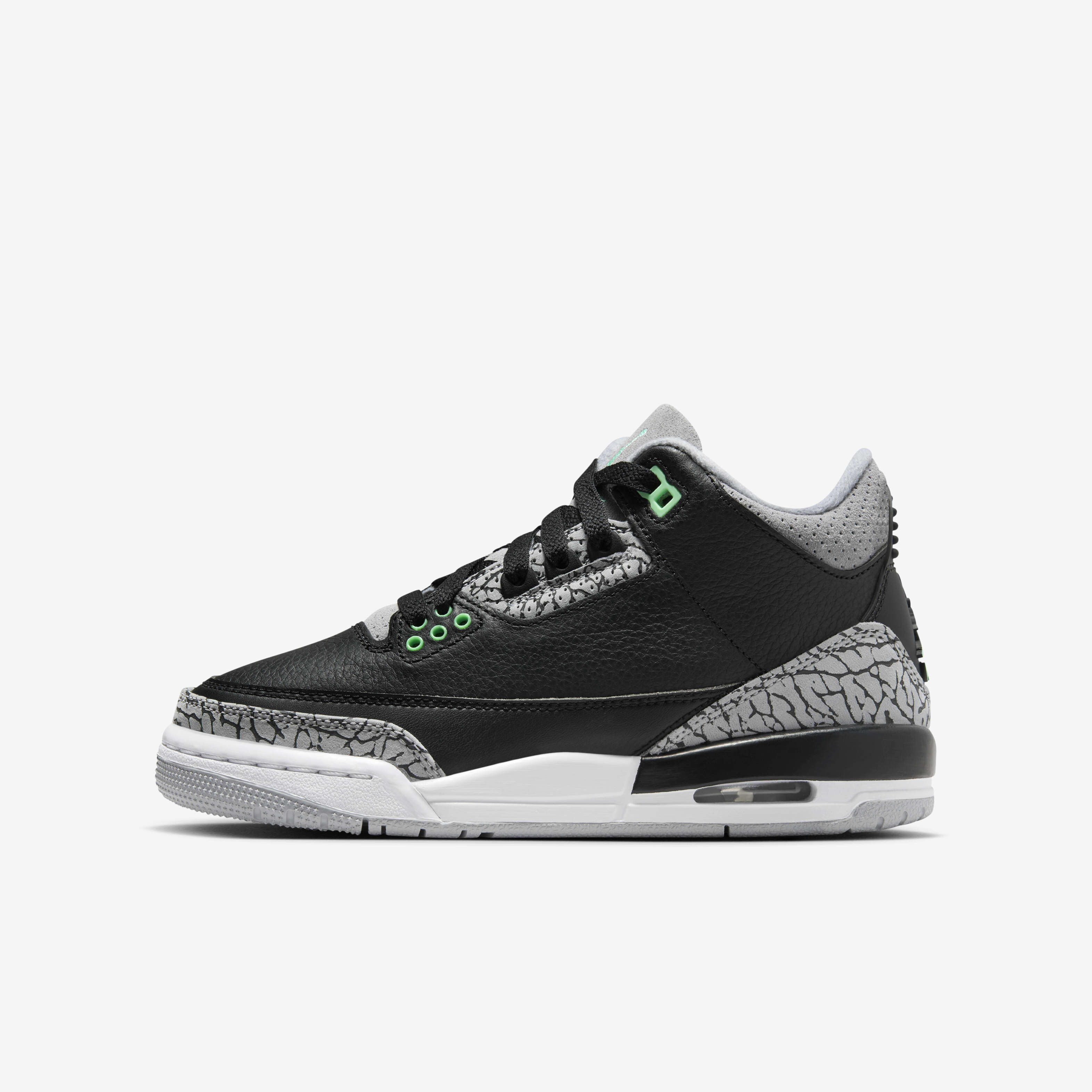 Jordan 3 black cement kids best sale