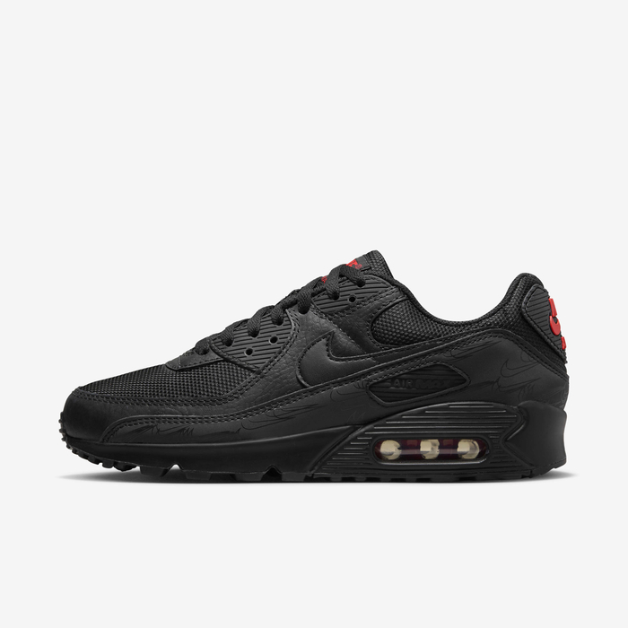 Buy Nike Air Max 90 Men's Shoes Black/Light Crimson/Black Nike