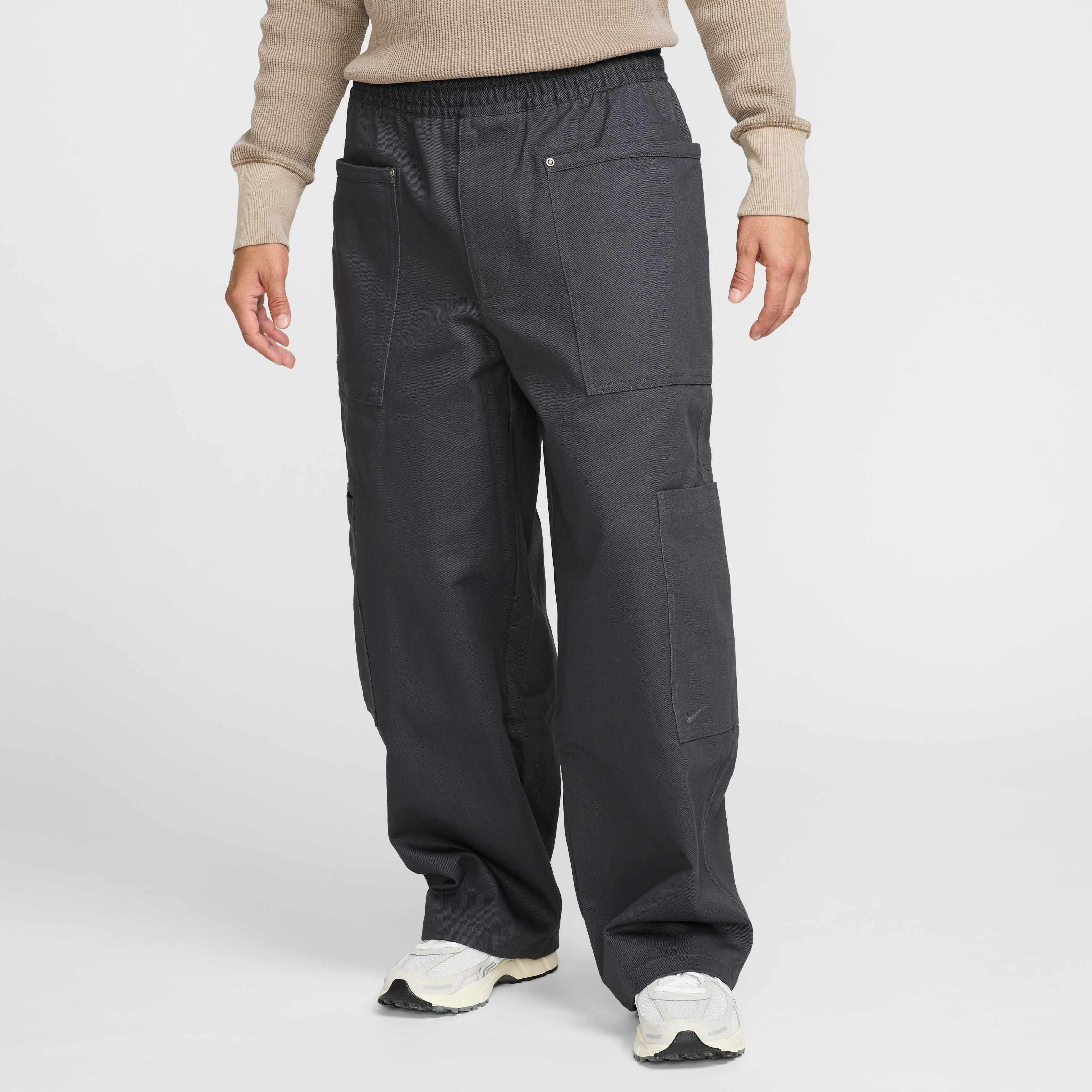 Buy Nike Life Men's Utility Trousers - Anthracite/Anthracite