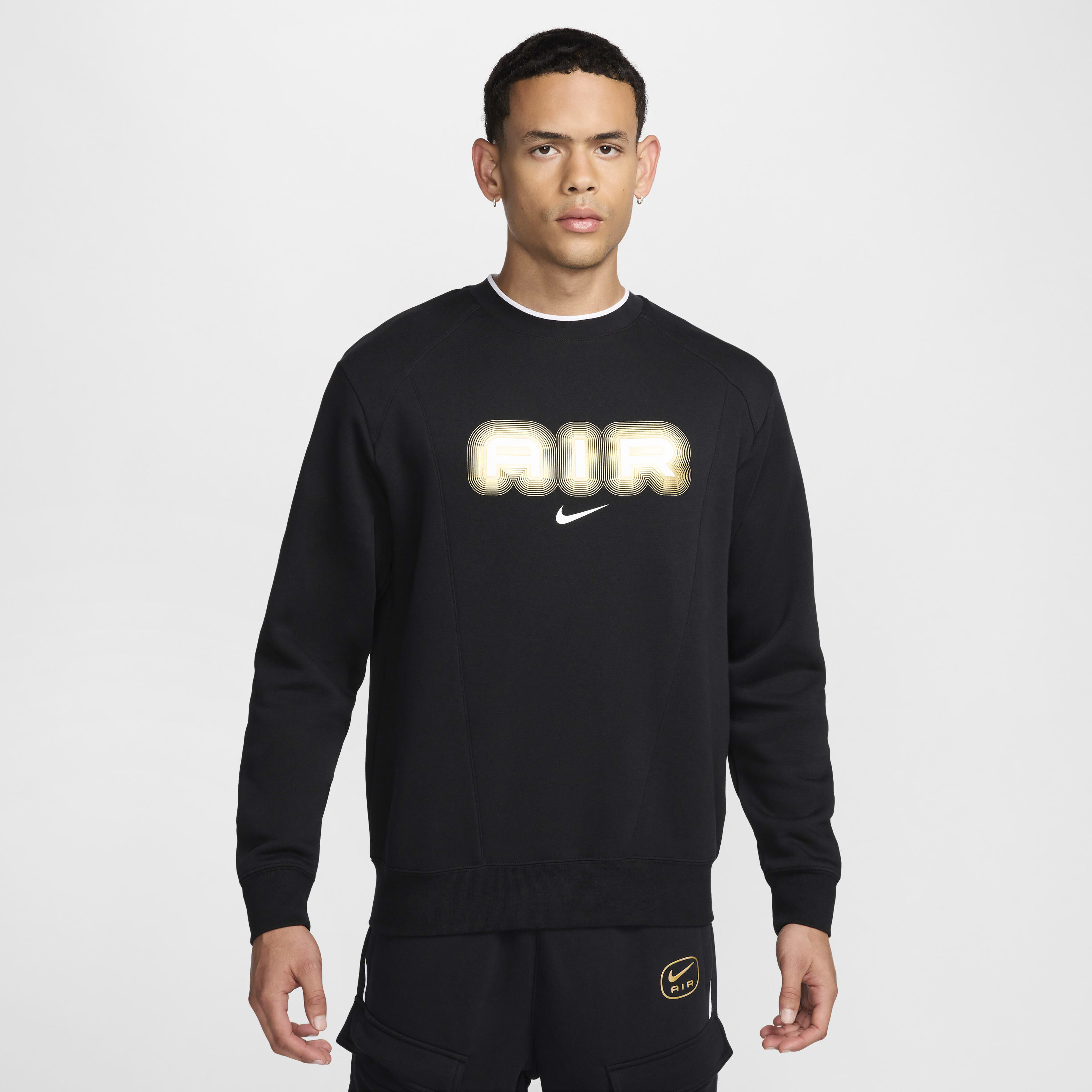 Buy Nike Air Men s Fleece Crew Neck Sweatshirt Nike Qatar Official