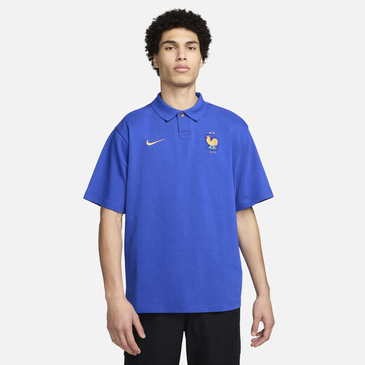 T-Shirts & Tops-Nike, FFF, Men's Nike Football Oversized Polo