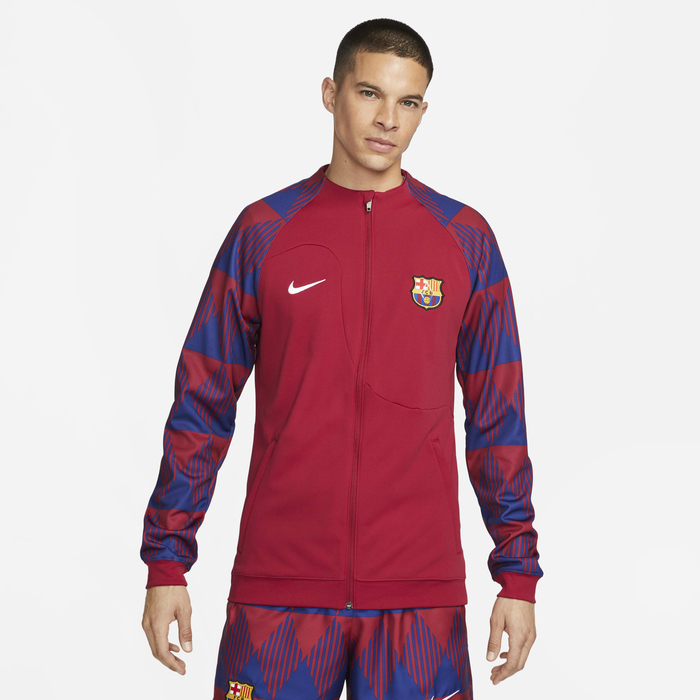 Buy Barcelona Academy Pro Men's Nike Full-Zip Knit Football