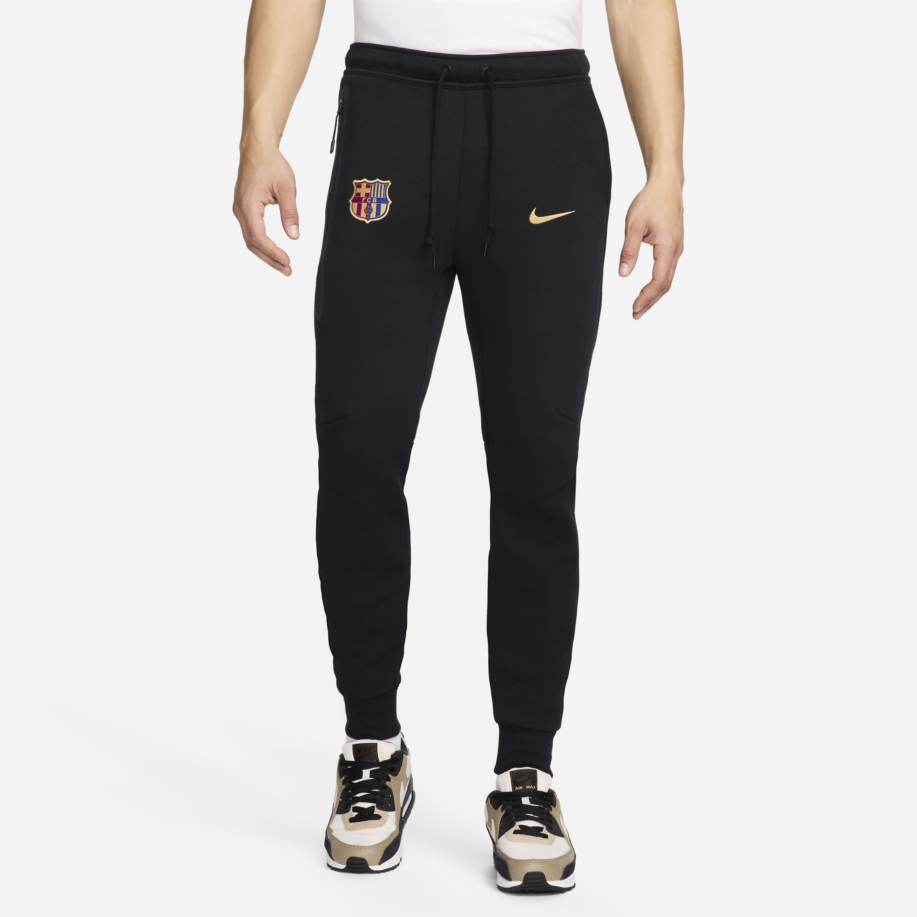 Buy F.C. Barcelona Tech Fleece Men s Nike Football Joggers Nike Qatar Official