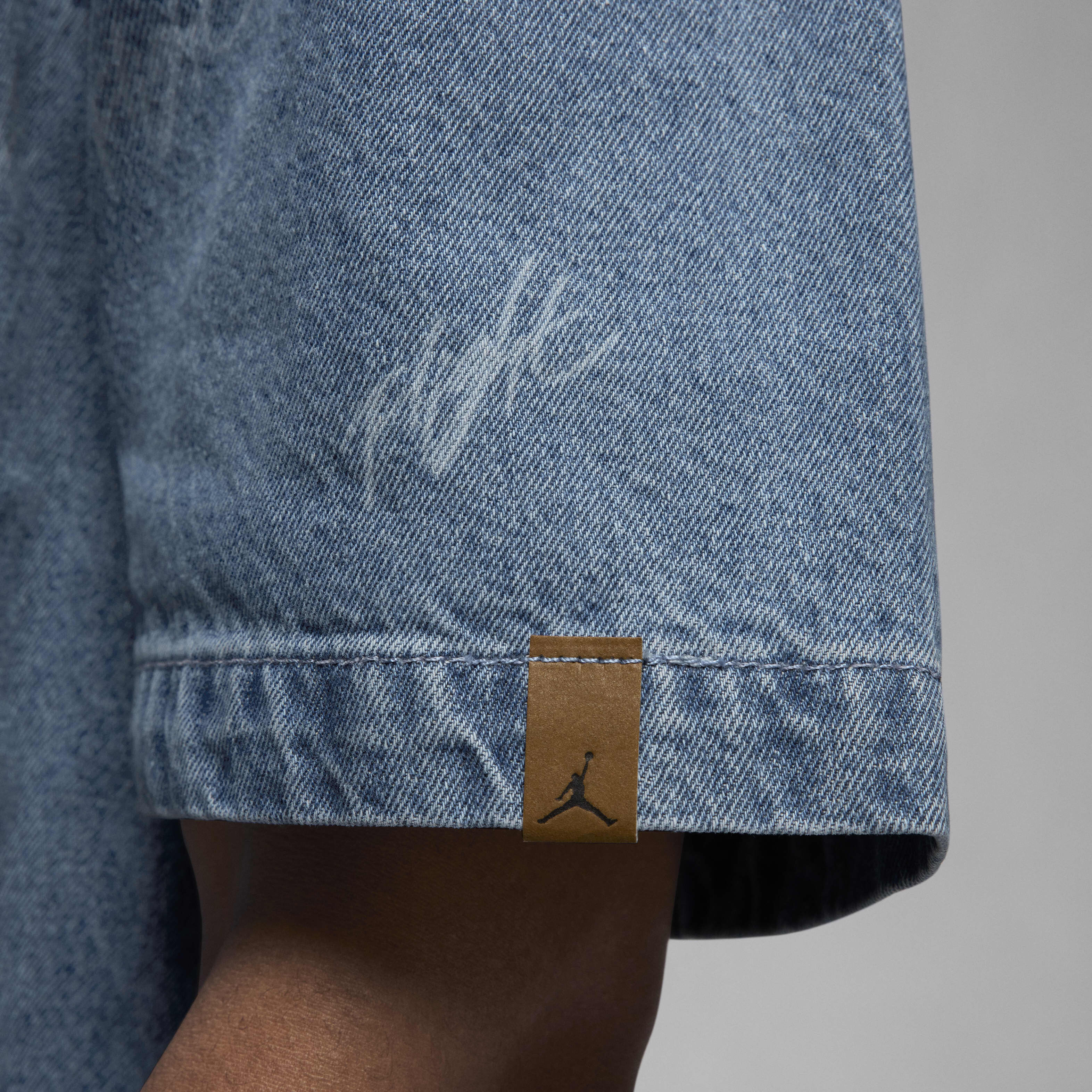 Buy Jordan Flight Heritage Men's Denim Top - Blue Grey