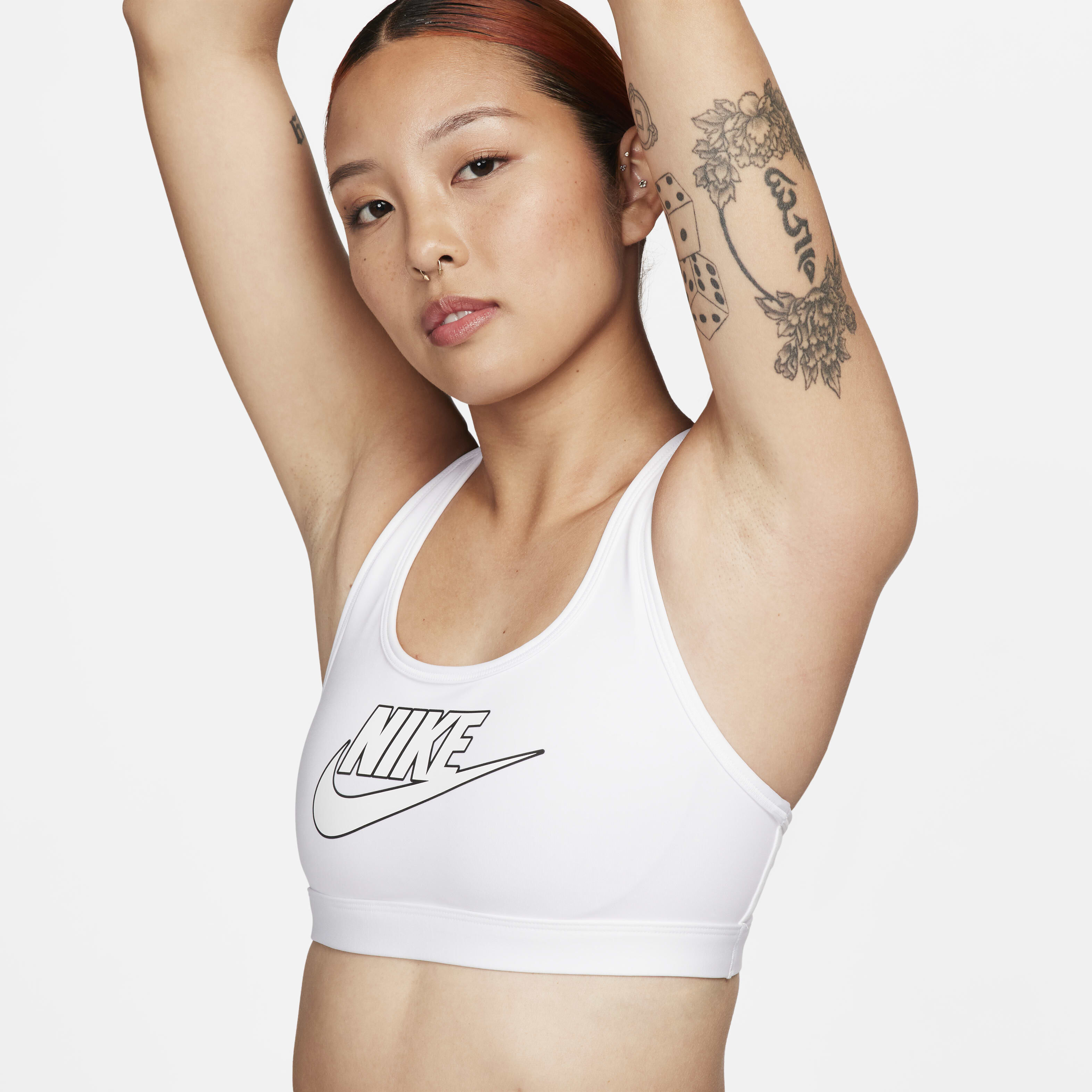 Nike logo bra 2025