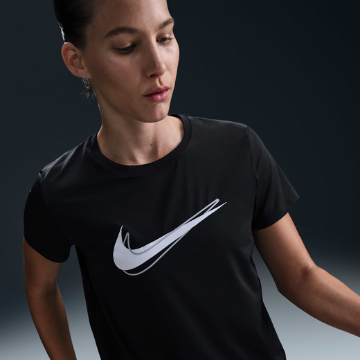 New In Women's Short Sleeves Shirts-Nike, Nike One Swoosh, Women's Dri-FIT Short-Sleeve Running Top