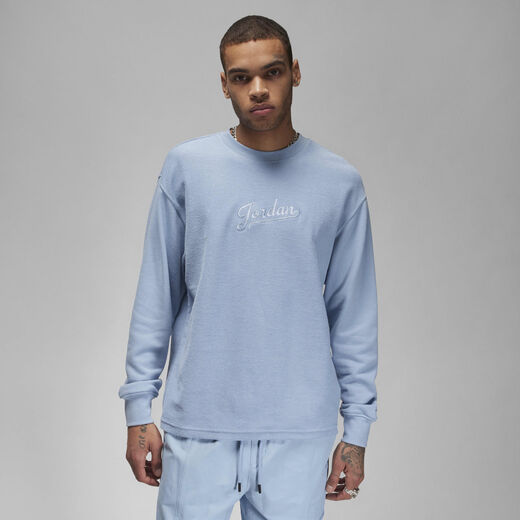 Jordan Long Sleeves Shirts-JRDN, Jordan Flight MVP, Men's Long-Sleeve Fleece Top