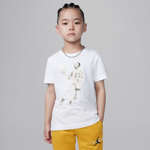 Clothing-Jordan, Air Jordan, Little Kids' Dots Graphic T-Shirt