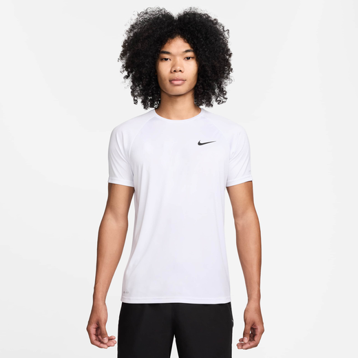 Swimwear-Nike Swim, Nike Essential, Men's Short-Sleeve Hydroguard Swimming Top