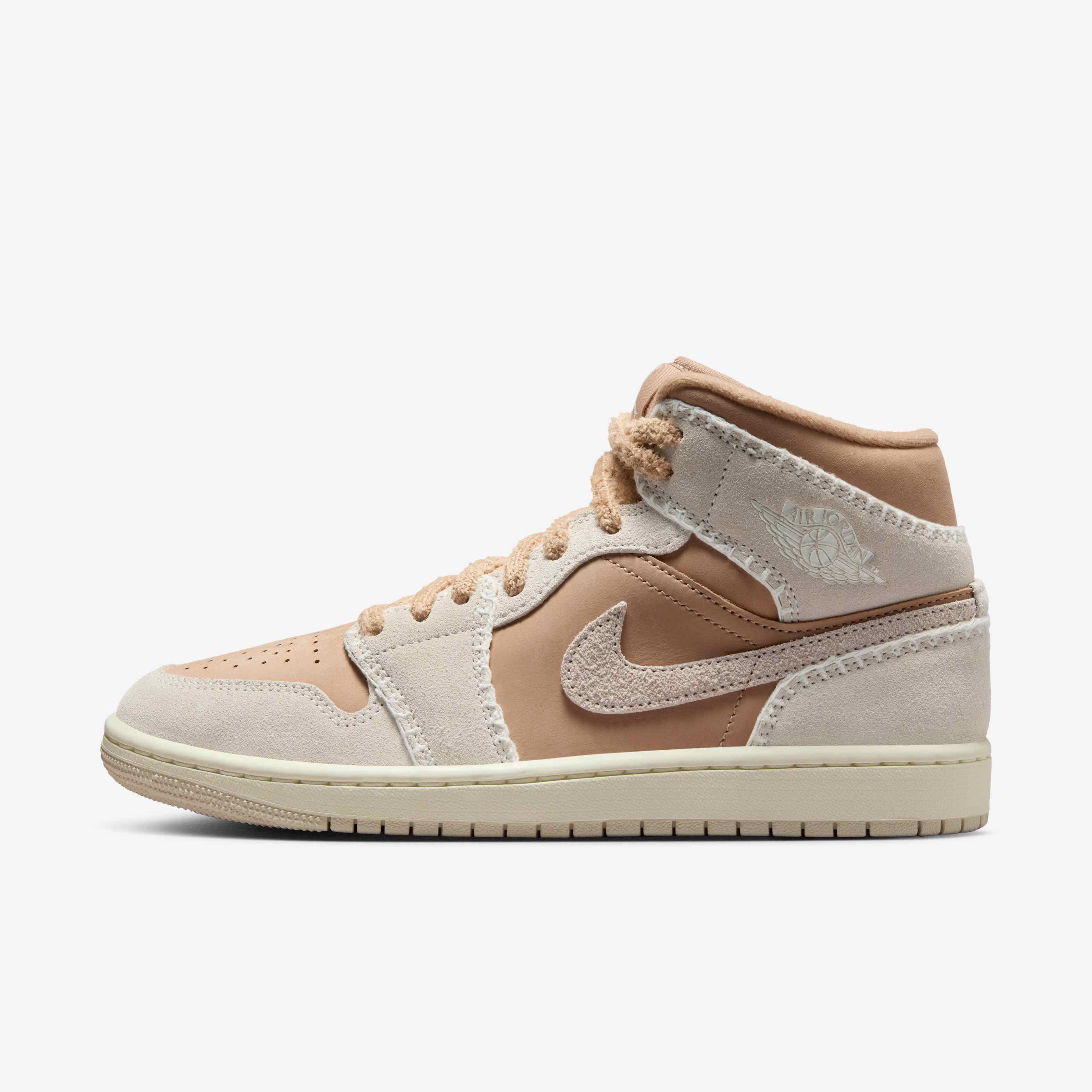 Buy Air Jordan 1 Mid SE Women's Shoes - Hemp/Sail/Light
